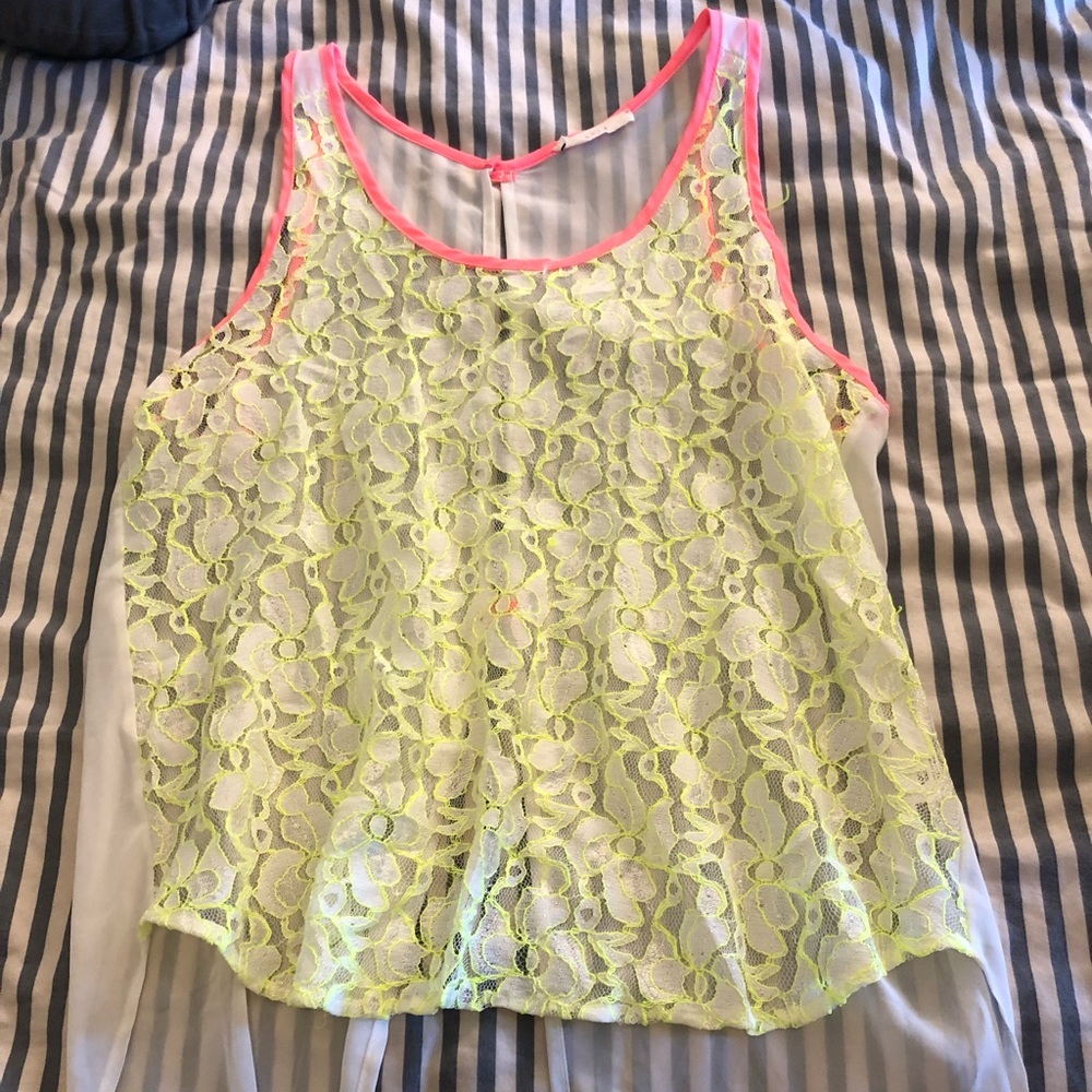 Floral tank top